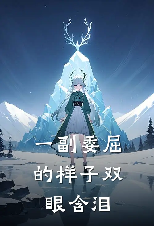 一副委屈的样子双眼含泪