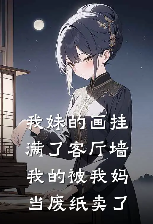 我妹的画挂满了客厅墙，我的被我妈当废纸卖了