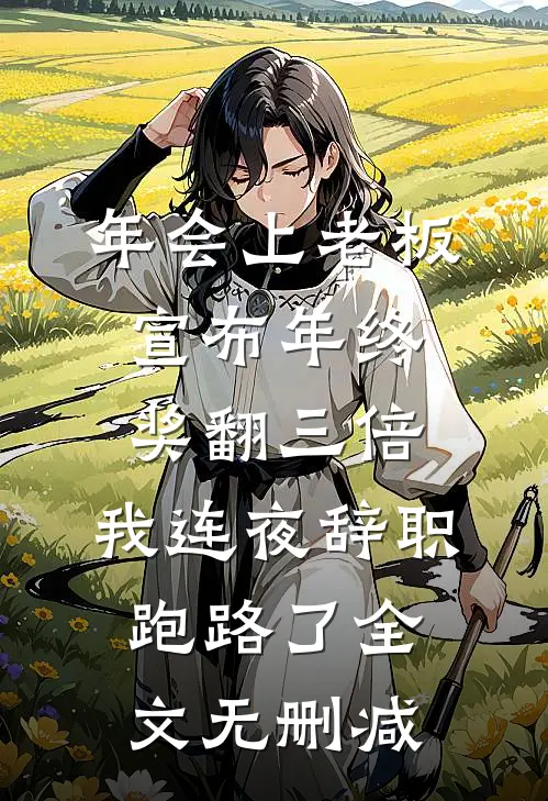 年会上老板宣布年终奖翻三倍，我连夜辞职跑路了全文无删减