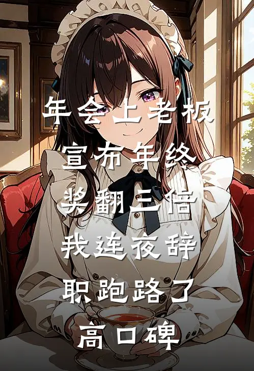 年会上老板宣布年终奖翻三倍，我连夜辞职跑路了高口碑
