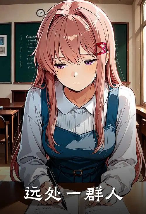 远处一群人