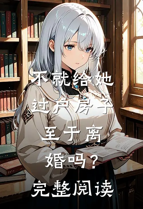 不就给她过户房子，至于离婚吗？完整阅读