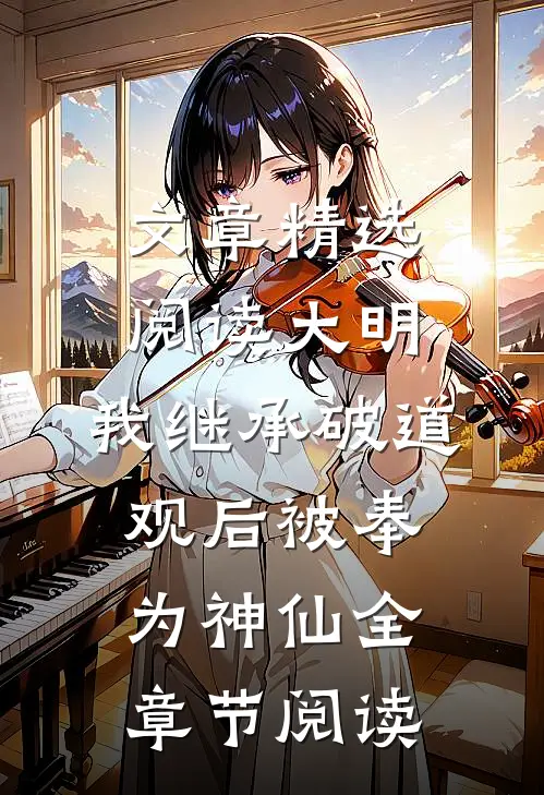 文章精选阅读大明:我继承破道观后被奉为神仙全章节阅读