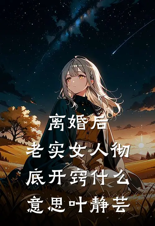 离婚后，老实女人彻底开窍什么意思叶静芸