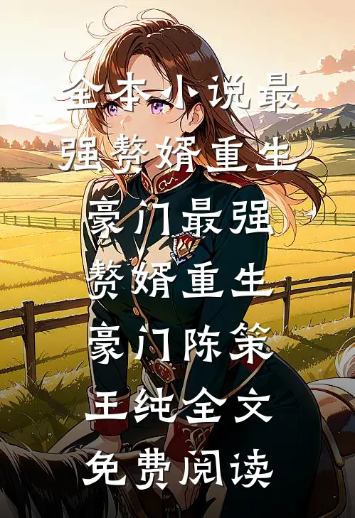 全本小说最强赘婿重生豪门最强赘婿重生豪门陈策王纯全文免费阅读