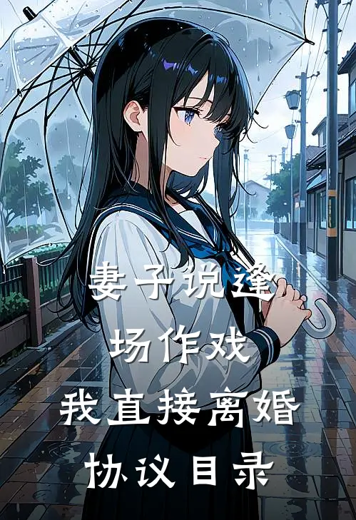 妻子说逢场作戏，我直接离婚协议目录
